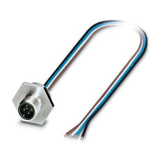 M12 Conector De Cable De Sensor De Montaje Frontal De 4 Pines 0.5M - 1408415