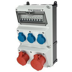 Mennekes AMAXX IP44 Unidad De Combinación De Enchufe De 3 Módulos - 930051