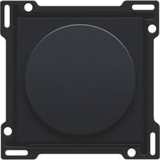 Niko Pure Black Steel Rotary Dimmer Control Set - 161-31000