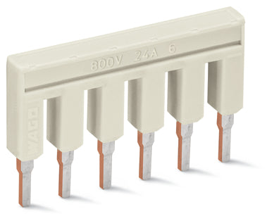 Wago TopJob S Conector De Puente Aislado De 6 Vías - 2002-406 [5 Piezas]