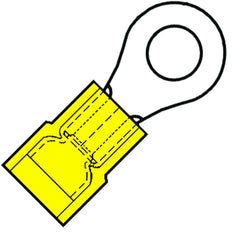 Terminal De Anillo Aislado M5 4.0-6.0mm² Nylon - 156480 [100 Piezas]