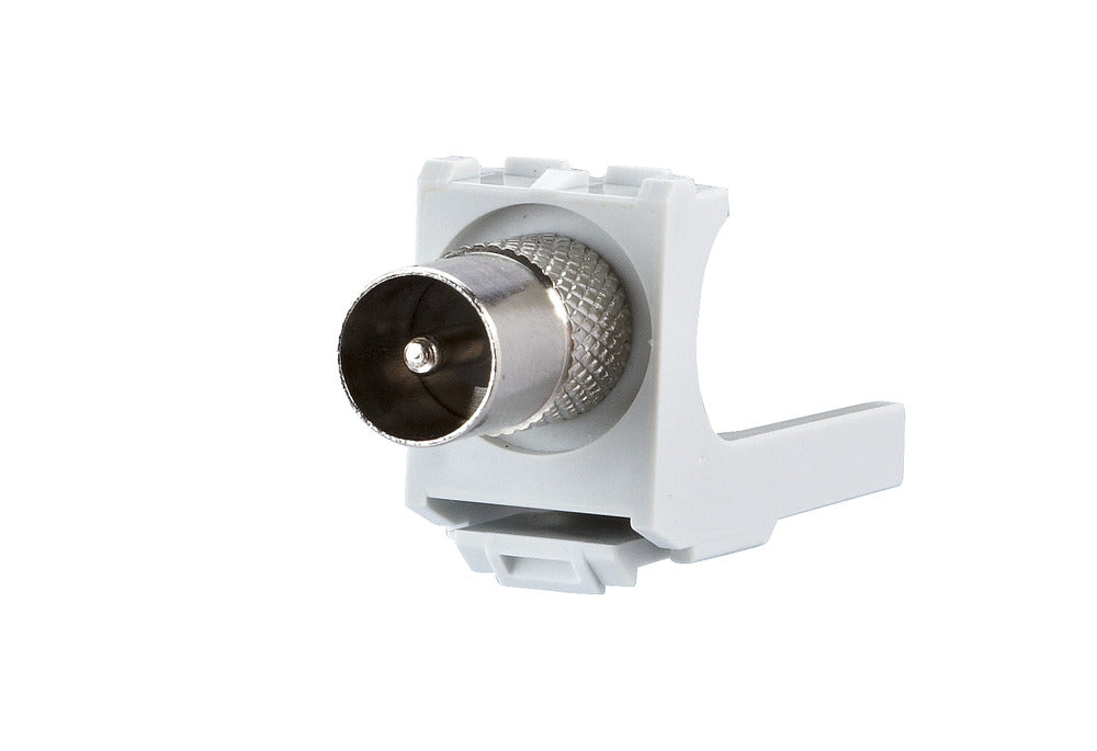 Metz Connect PIK2M Enchufe IEC A Módulo Coaxial F Jack - 130898-03-I