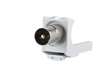Metz Connect PIK2M Enchufe IEC A Módulo Coaxial F Jack - 130898-03-I