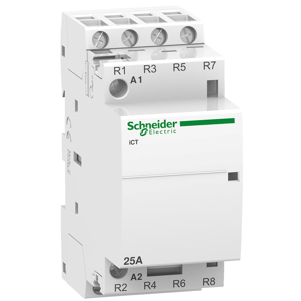 Schneider Electric ICT 25A 4NC Contacto Modular 24V CA - A9C20137