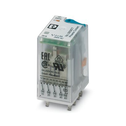 Phoenix Contact Relé De Potencia Industrial De 4 Polos 24 V CC - 2903677
