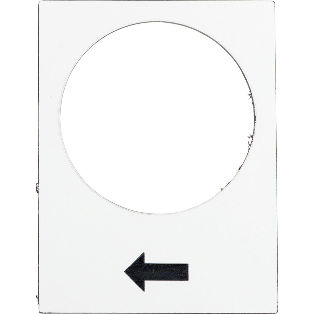 Harmony XB4 Soporte De Leyenda Blanco 30x40mm Flecha Hacia Arriba - ZB2BY4901 [5 Piezas]