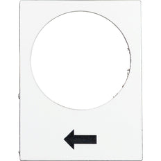 Harmony XB4 Soporte De Leyenda Blanco 30x40mm Flecha Hacia Arriba - ZB2BY4901 [5 Piezas]