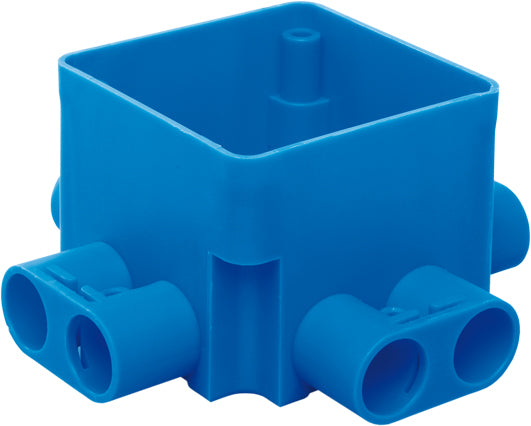 Caja De Conexión Cuadrada De Techo 55mm Con Entradas De 8x16mm - 7110.420 [2 Piezas]