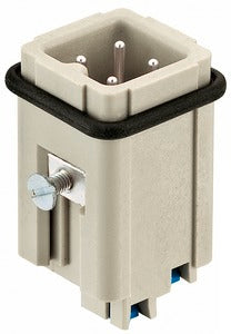 Harting Han 3A Conector Macho De Bloqueo Rápido Inserto 10A - 09200032633