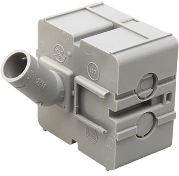 Caja De Unión De Pared 16mm 40mm De Profundidad Con Entrada De Cable - 7126.310 [2 Piezas]