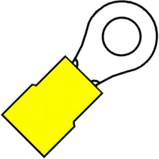 Terminal De Anillo Aislado De Nylon M6 4.0-6.0mm² - 153240 [100 Piezas]