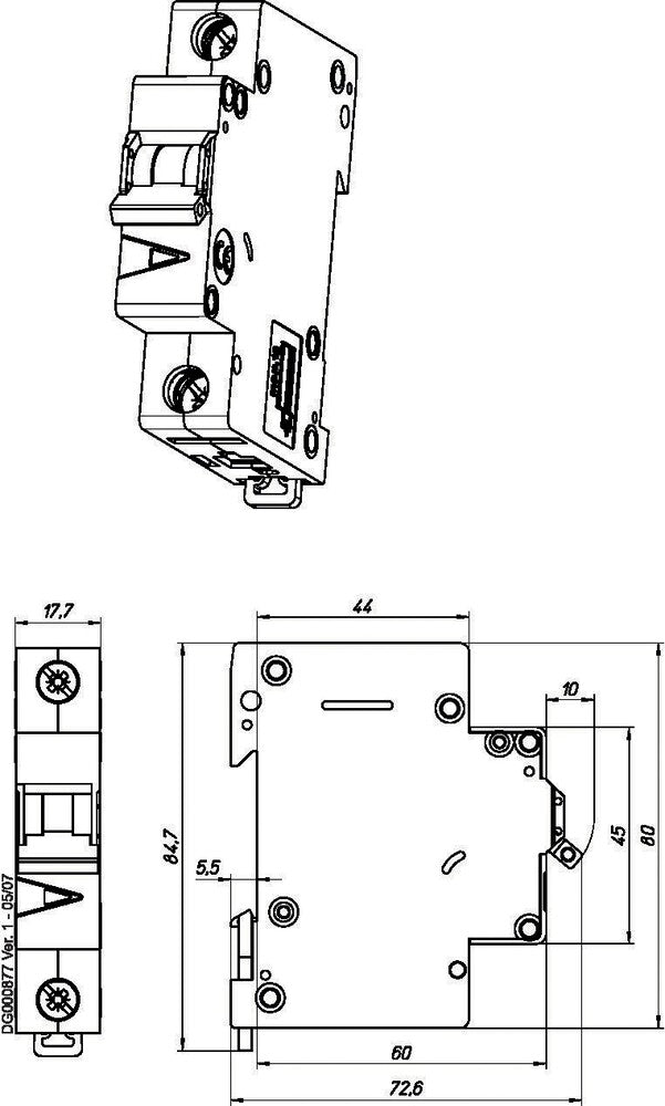 Eaton Faz 2A Interruptor Monopolar Curva B 15kA - 278523
