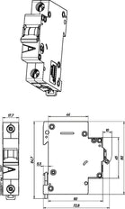 Eaton Faz 2A Interruptor Monopolar Curva B 15kA - 278523