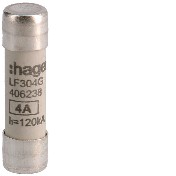 Fusible Cilíndrico Industrial 4A 500V 10x38mm gG - LF304G [10 Piezas]