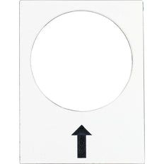 Harmony XB4 Flecha Derecha Soporte De Etiqueta 30x40mm Blanco - ZB2BY4907 [5 Piezas]