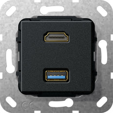 Hdmi Usb 3.0 Tipo A Cambiador De Género Módulo Base - 567810