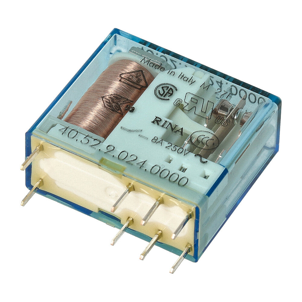 Finder 40.52 Relé PCB 2CO 8A 24VDC - 40.52.9.024.0000