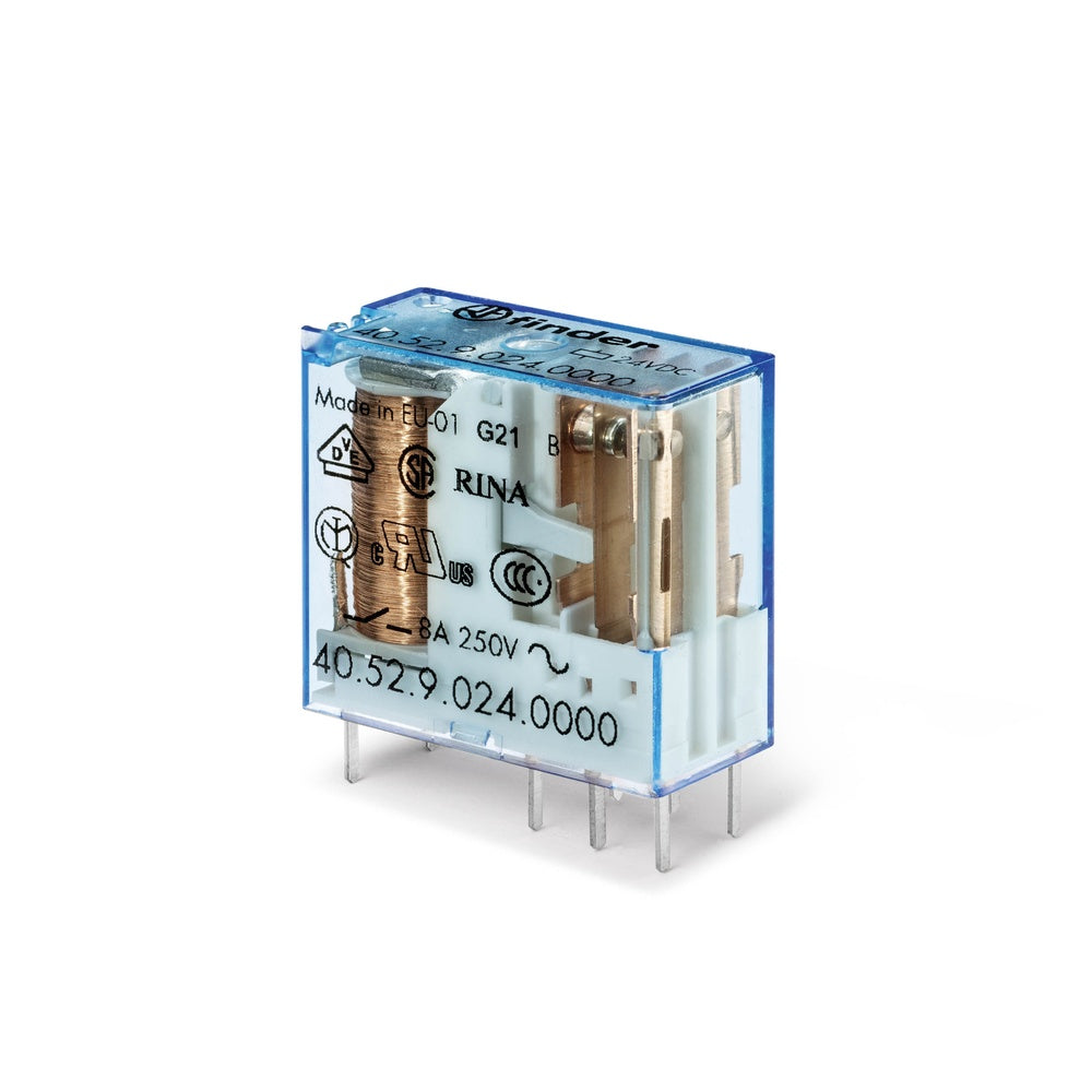Finder 40.52 Relé PCB 12VDC 2CO 8A AgNi - 40.52.9.012.0000