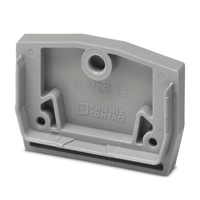 Phoenix Contact D-MZB 1.5 Bloque De Terminal Tapa Final Gris - 3024177 [50 Piezas]