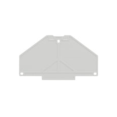 Placa De Extremo Del Bloque De Terminal 70mm X 3mm Gris - 1211450000 [10 Piezas]