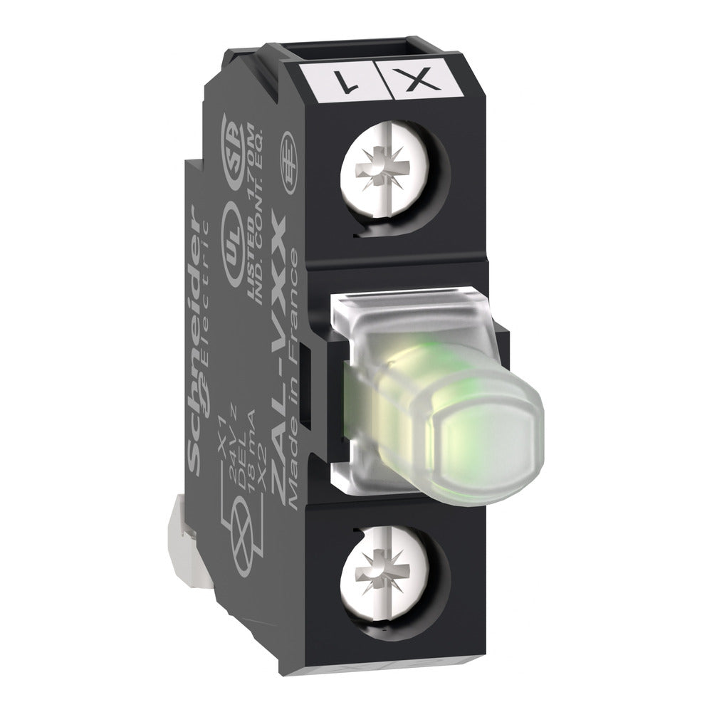 Schneider Electric ZALVB1 24V LED Bloque De Señal Blanco - ZALVB1