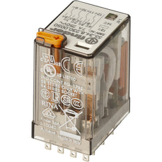 Finder 4CO Mini Relé Industrial 7A 230V AC Con Prueba LED - 55.34.8.230.0050