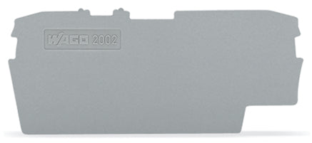 Wago 2002-1691 Fin Y Placa Intermedia Gris - 2002-1691 [20 Piezas]