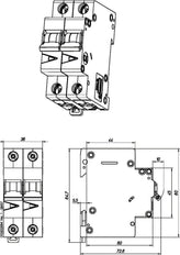 Eaton Faz-B25/2 Mcb Industrial 25A 2P B-Carácter - 278736