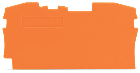Wago Fin Y Placa Intermedia 1mm Naranja - 2006-1292 [20 Piezas]