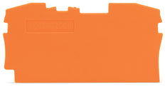 Wago Fin Y Placa Intermedia 1mm Naranja - 2006-1292 [20 Piezas]