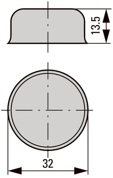 Diafragma Protector De Silicona Para Botones De Presión Serie M22 - 216395