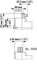 Bloque De Terminal De Extensión 3 Polos 25mm² Para PKZM0 - 262518