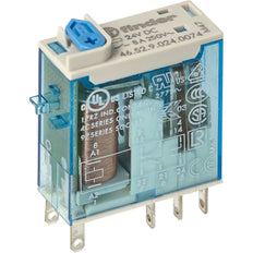 Finder 46.52 Relé Industrial 8A 24VDC Doble CO - 46.52.9.024.0074
