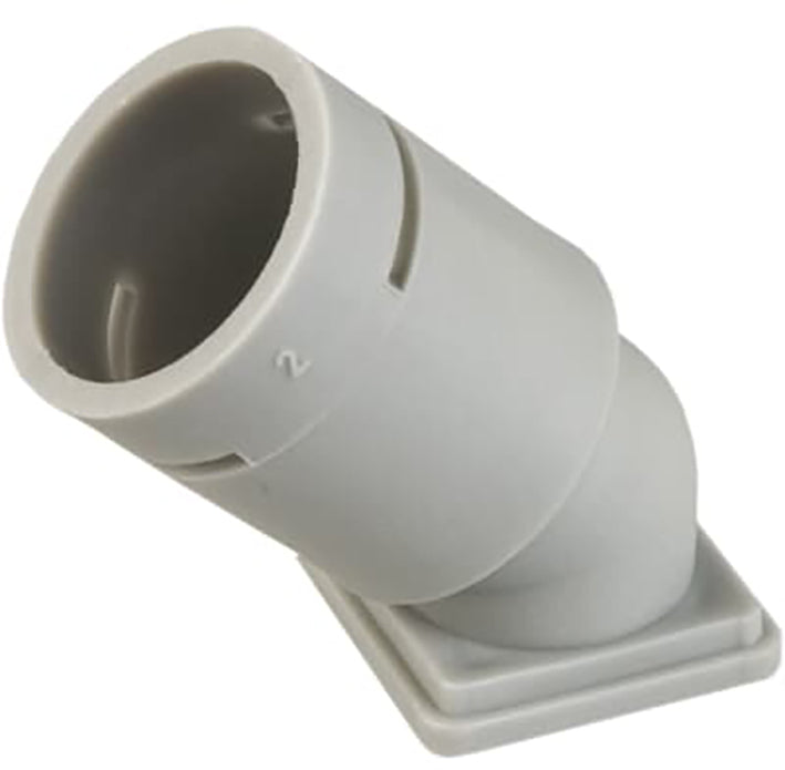 Abb Hafbox 19Mm Inserto De Conducto A 45 Grados Para 190/196 - 7128.150 [5 Piezas]