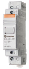 Relé Industrial Finder 20A 24VDC Contacto Único - 22.21.9.024.4000