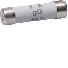 Hager Fusible Cilíndrico 2A 8.5x32mm Tipo C gG 400V - L8532C02 [10 Piezas]