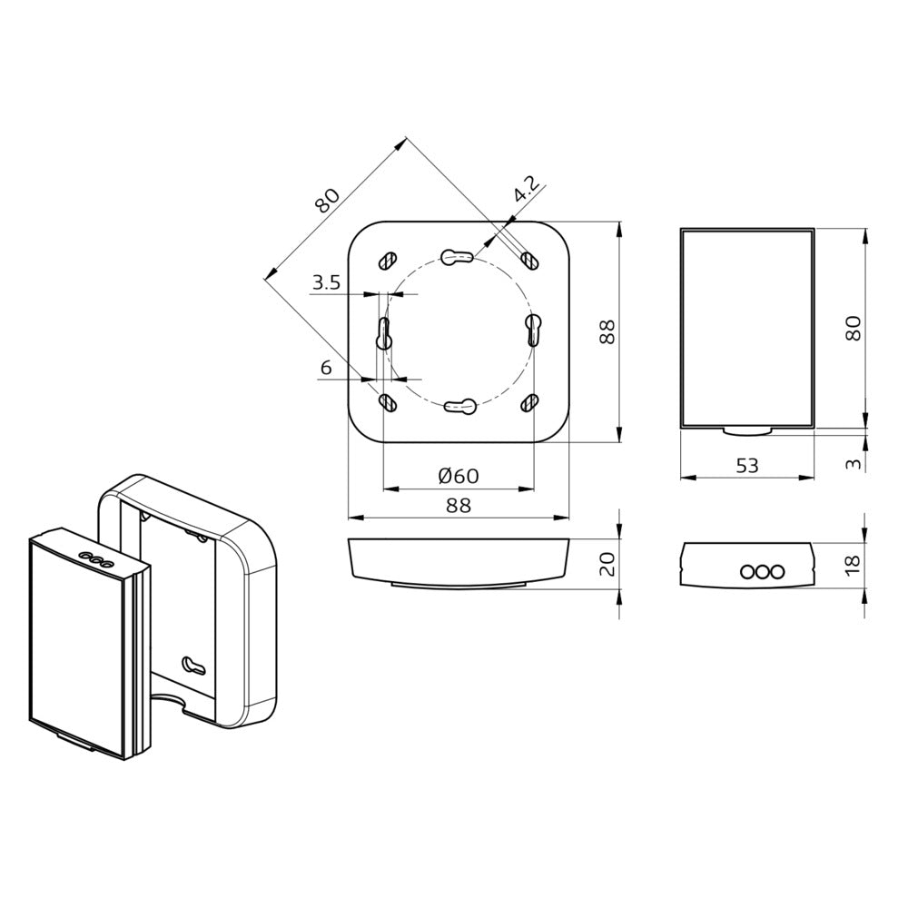 Beg Ir Control Remoto Rango Ampliado Montaje En Techo - 92479