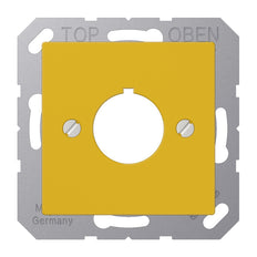 Jung A564GE Placa De Tapa Redonda 22.5mm Amarillo - A564GE