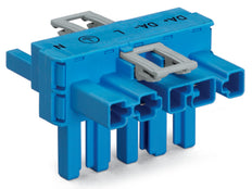 Conector T De 5 Polos Azul - 770-617