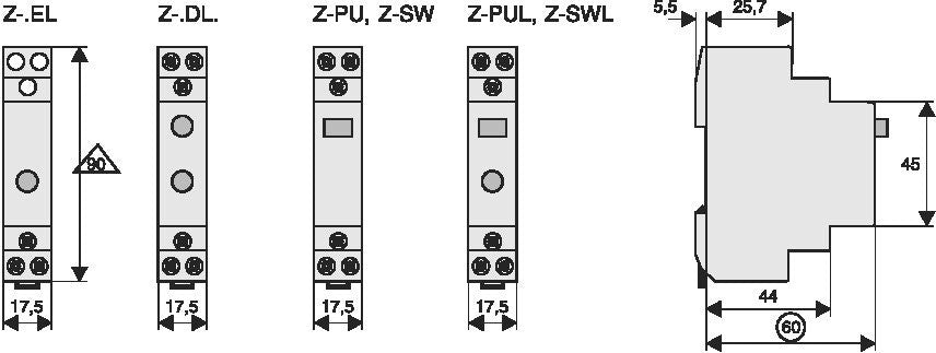 Eaton Z-PU/S 16A Interruptor De Botón Pulsador Monopolar - 276291