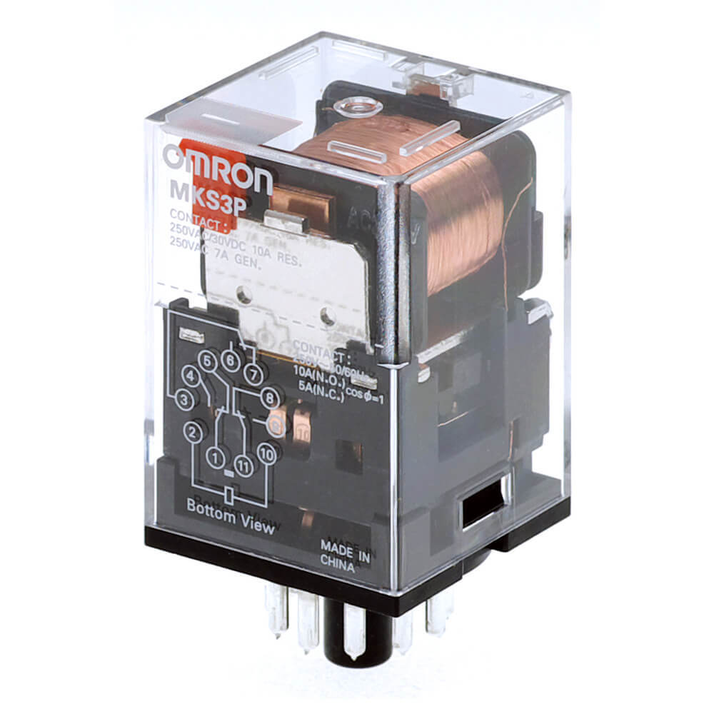 Relé Enchufable Omron MK-S 3PDT 230VAC 10A - MKSN8077H