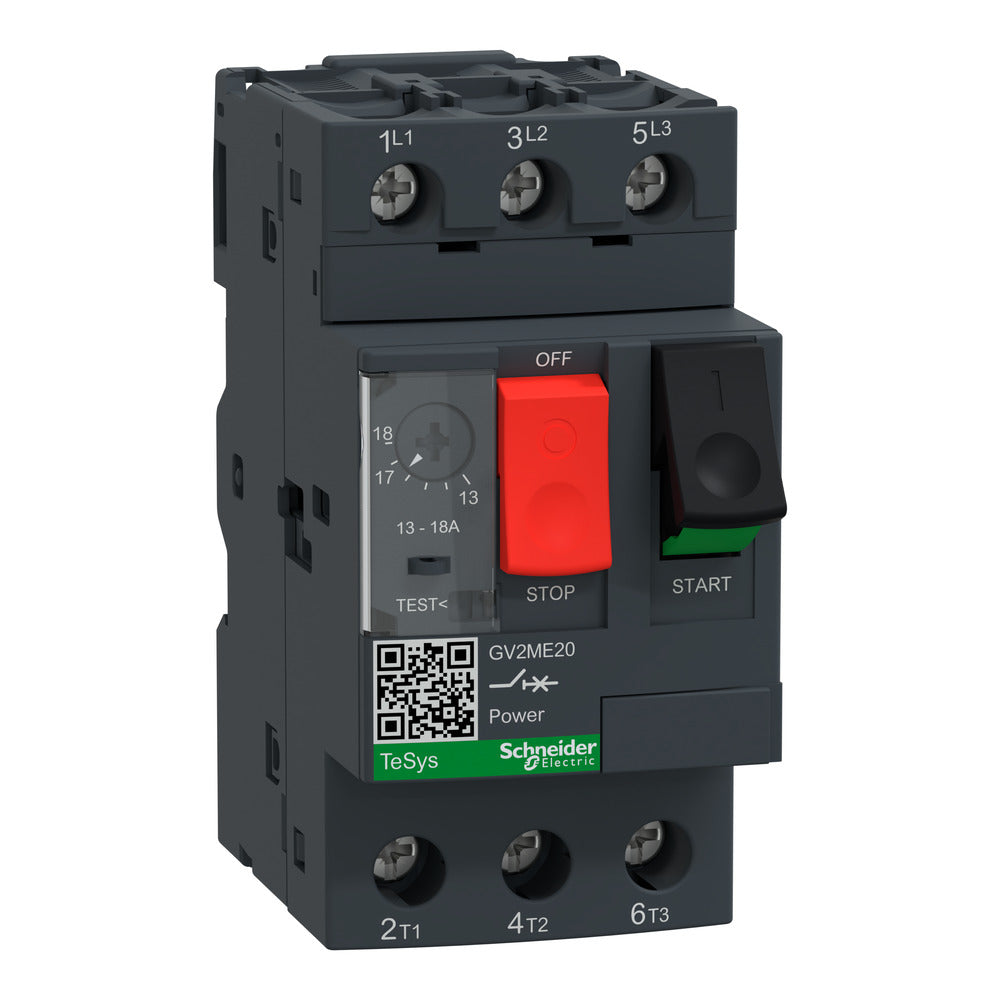 TeSys Gv2Me20 Interruptor De Protección De Motor 13-18A - Gv2Me20