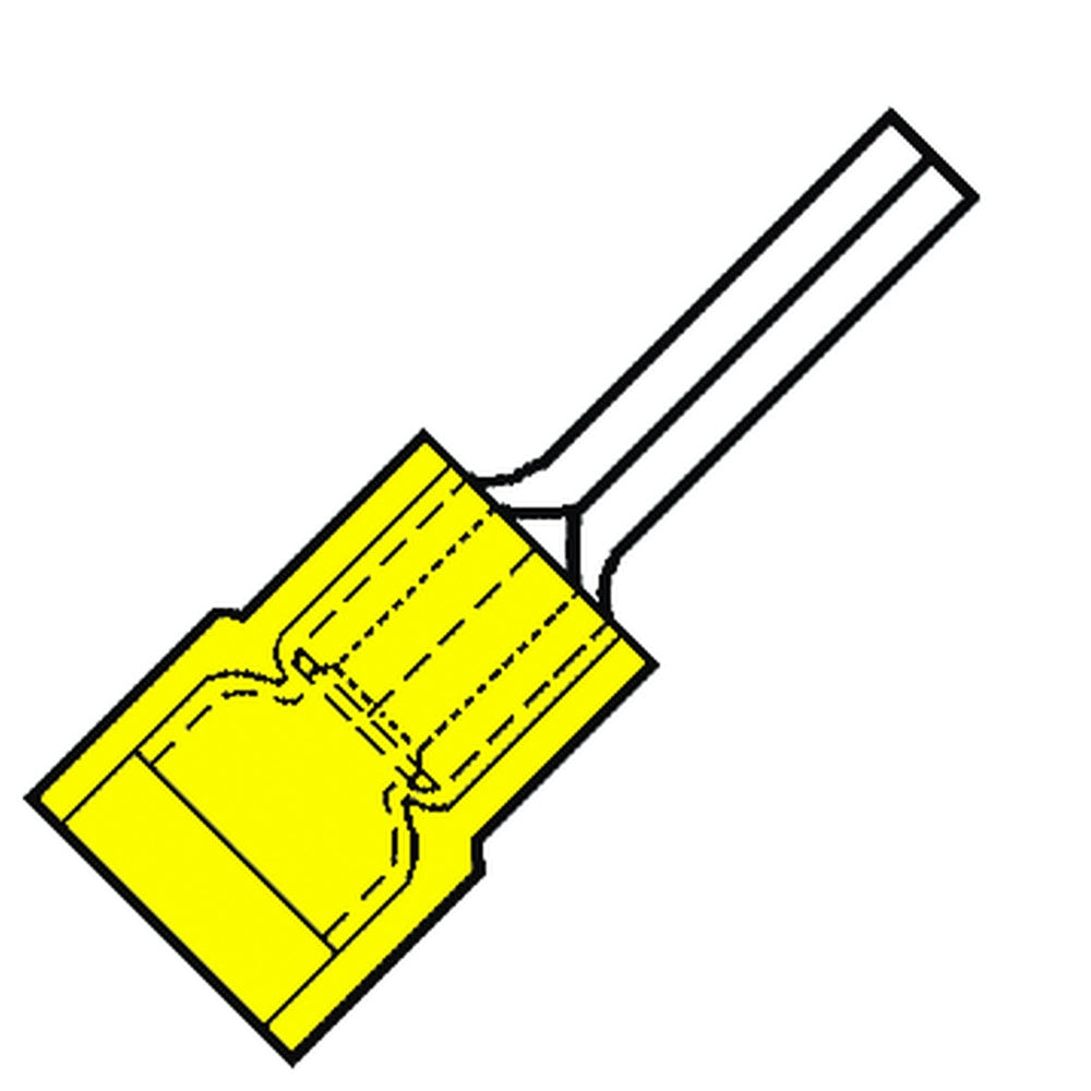 Terminal De Pin Aislado De Nylon P13.5 4.0-6.0mm2 - 156660 [100 Piezas]