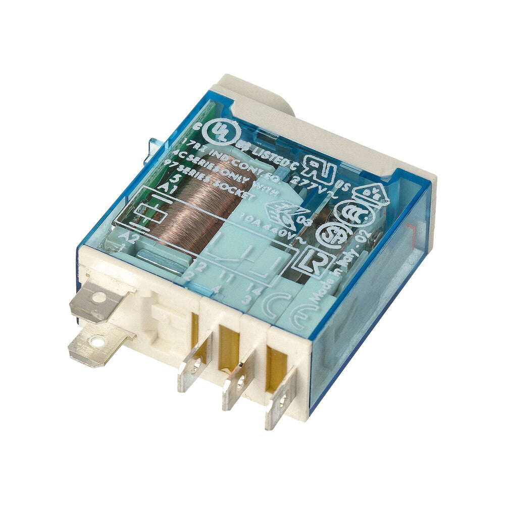 Relé Mini Industrial 16A 24VDC Con LED Y Botón De Prueba - 46.61.9.024.0074