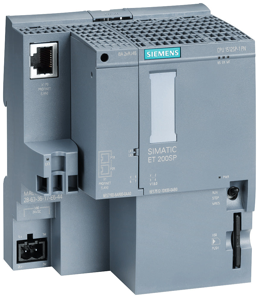 Siemens Simatic Cpu 1512Sp-1 Pn Y 200Sp Controlador - 6Es75121Dk010Ab0