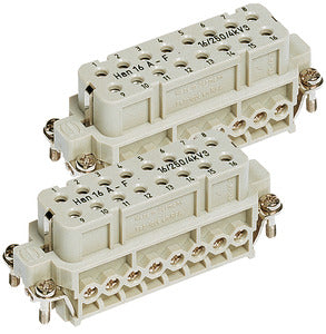 Conector Femenino Han A 16 Pines 32A Terminal De Tornillo - 09200162813