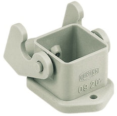 Han 3A Carcasa De Montaje Gris PC - 09200030320 [2 Piezas]