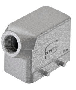 Harting 10B Tapa De Entrada Lateral M20 Aluminio - 19300101520