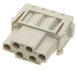 Harting Han E 6-Contacto Femenino Crimp Módulo 16A - 09140063101