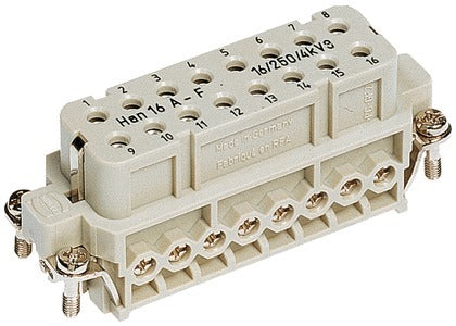 Harting Han A 16 Posiciones Conector Femenino De Inserción - 09200162812